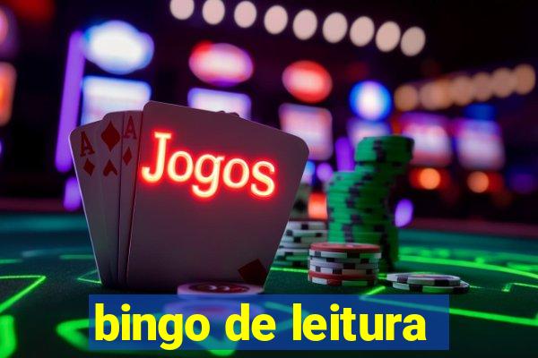 bingo de leitura